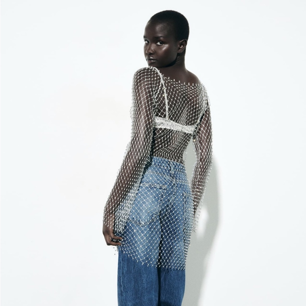 Jewel Mesh Dress - Picture 4 of 8